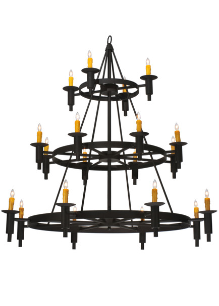 Meyda 60"w Carella 20 Lt Three Tier Chandelier - 116151