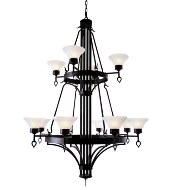 Meyda 48" Wide Savino 12 Light Two Tier Chandelier - 116425