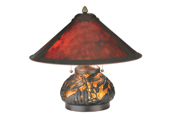 Meyda 16" High Sutter Lighted Base Table Lamp - 118681