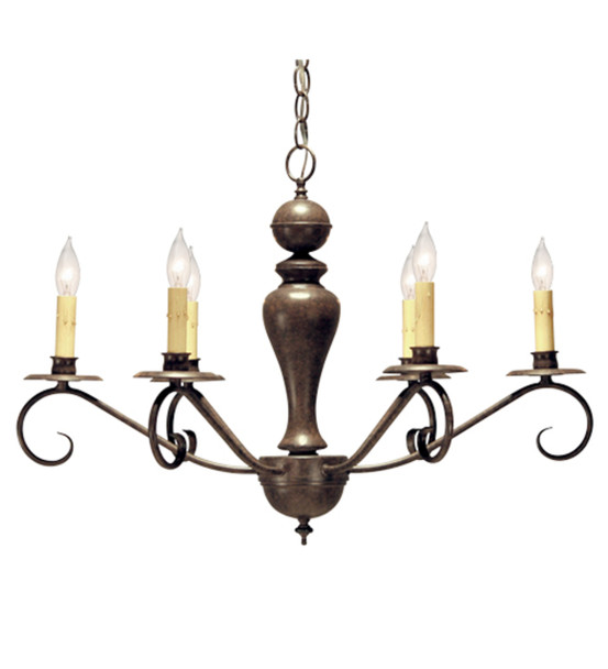 Meyda 28" Wide Emory 6 Light Chandelier - 119639