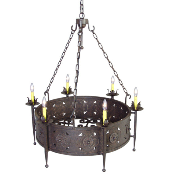 Meyda 38" Wide Claudio 6 Light Chandelier - 120065
