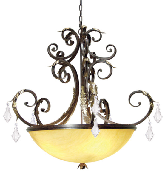 Meyda 43" Wide Serratina Chandelier - 120263