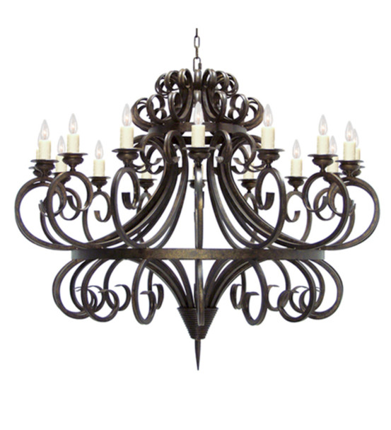 Meyda 60" Wide Symen 16 Light Chandelier - 120265