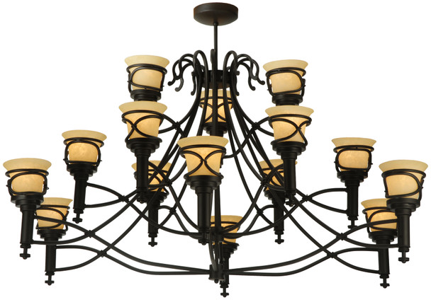 Meyda 58" Wide Aspen 15 Light Chandelier - 120749