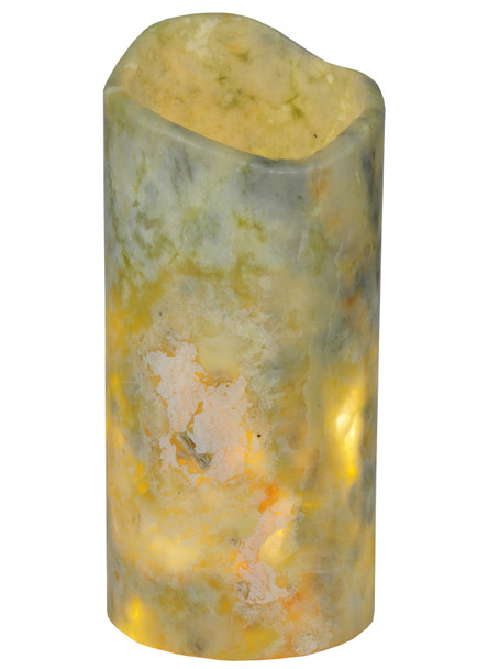 Meyda 3.5"w Cylindre Light Green Jadestone Shade - 121495