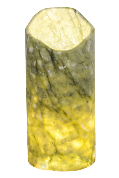 Meyda 3.5"w Cylindre Green Jadestone Shade - 121524