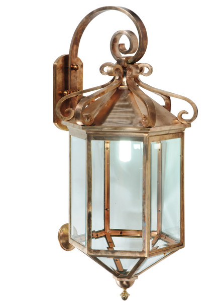 Meyda 21"w Anza Lantern Wall Sconce - 122800