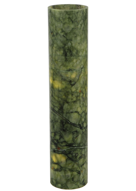 Meyda 3.4"w Cylindre Green Jadestone Shade - 123463