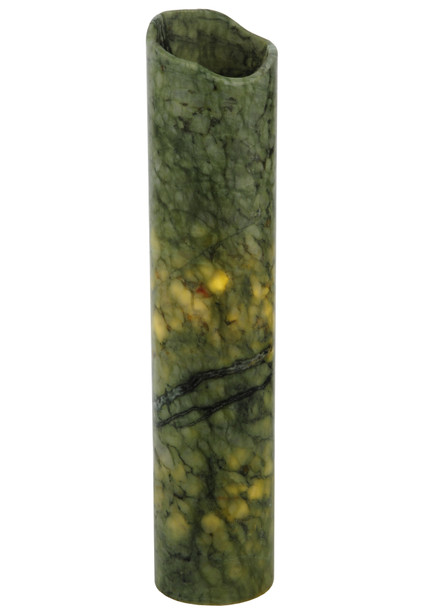 Meyda 3.4"w Cylindre Green Jadestone Shade - 123467