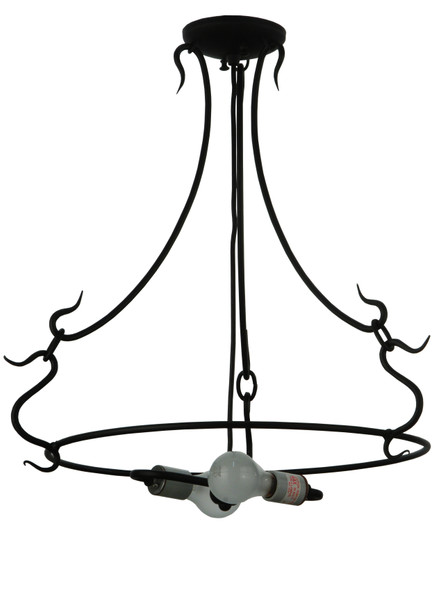 Meyda 24"w 3 Arm Serpentine Ring - 131192