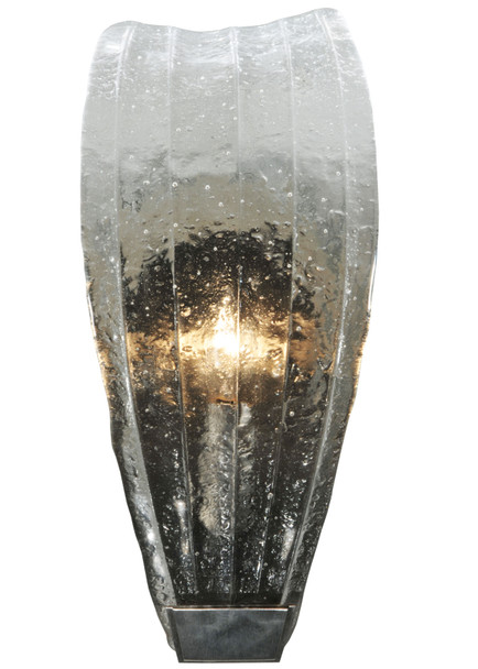 Meyda 5.75"w Metro Fusion Crystal Clear Glass Wall Sconce - 131654