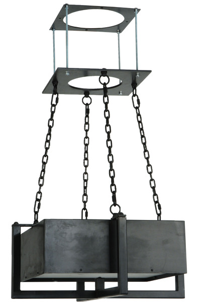 Meyda 22"sq Quadrato Brew Pendant - 132217