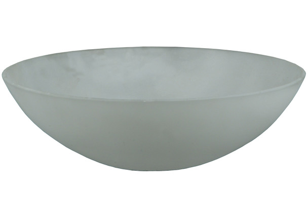 Meyda 9"w X 3"h Bowl Frosted Glass Shade - 133025