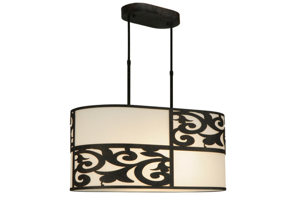 Meyda 33.5"l Clarabella Oblong Pendant - 135275
