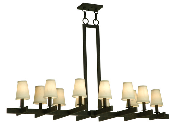 Meyda 54"l Dante 12 Lt Chandelier - 136572