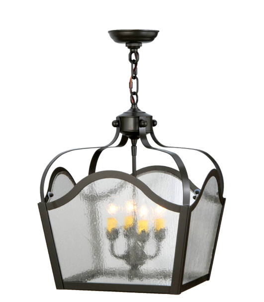 Meyda 15" Square Terena 4 Light Pendant - 137164