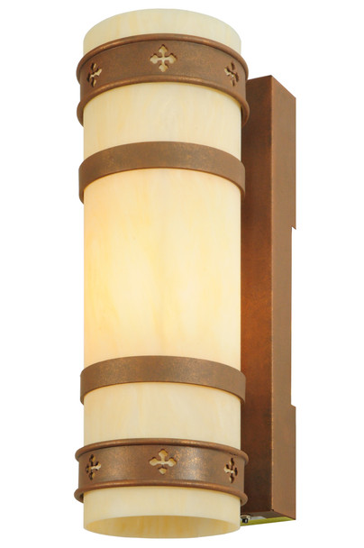 Meyda 7"w Byzantine Wall Sconce - 137535