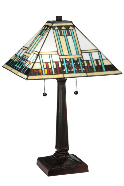 Meyda 23"h Prairie Peaks Table Lamp - 138119