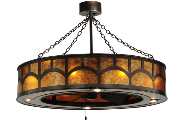 Meyda 44"w Mission Hill Top Chandel-air - 138521