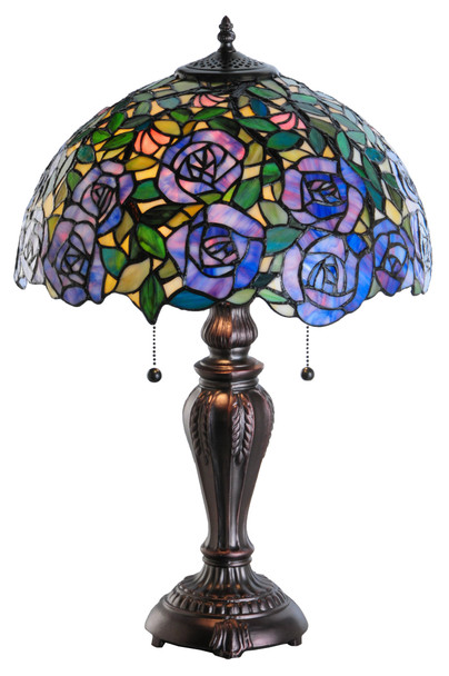 Meyda 24"h Rosebush Table Lamp - 138584