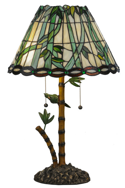 Meyda 24"h Loro Paraiso Table Lamp - 138588