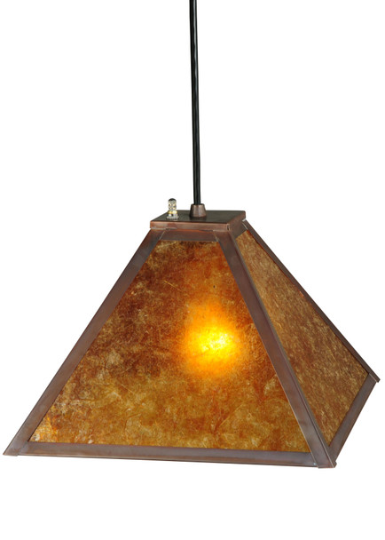 Meyda 12"square Mission Prime Pendant - 138621