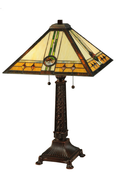 Meyda 26.5"h Carlsbad Mission Table Lamp - 138771