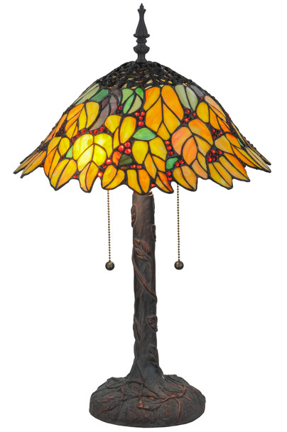 Meyda 24.5"h Follaje Table Lamp - 139603
