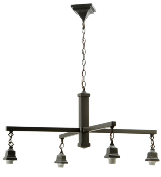 Meyda 36.5"w Mission 4lt Hardware - 142320