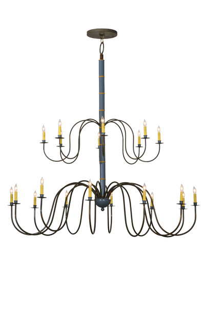 Meyda 68"w Marseille 20 Lt Two Tier Chandelier - 143566