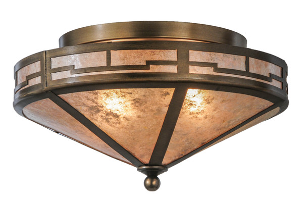 Meyda 16"w Bungalow Valley View Flushmount - 144088