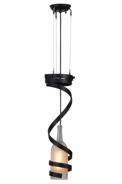 Meyda 7"w Shirley Wine Bottle Pendant - 144741