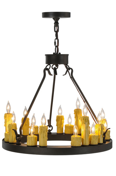 Meyda 24"w Deina 18 Lt Chandelier - 145423