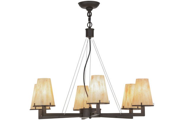 Meyda 31" Wide St Lawrence 6 Light Led Chandelier - 152197