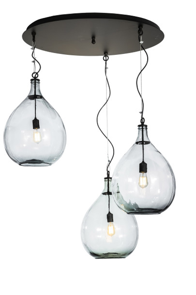 Meyda 47"w Euri Tanta 3 Lt Cascading Pendant - 152445