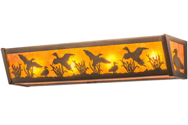 Meyda 24"w Ducks In Flight Vanity Light - 15279