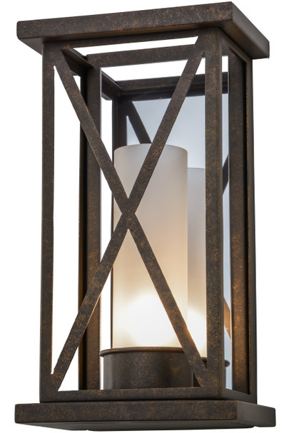 Meyda 8.5"w Mirror Cross Wall Sconce - 153261
