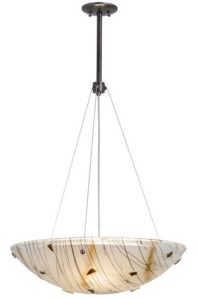 Meyda 24"w Metro Fusion Ramoscelli Inverted Pendant - 156008