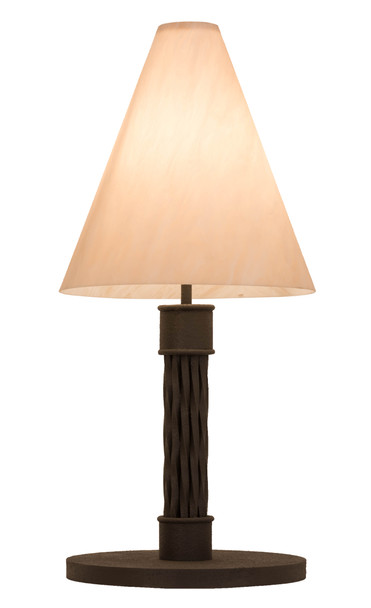 Meyda 17"w Cone Mosset Table Lamp - 157568