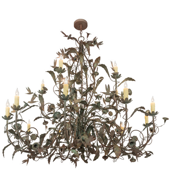 Meyda 60"w Le Printemps 15 Lt Chandelier - 159623