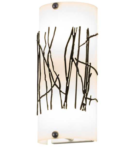 Meyda 5"w Twigs Overlay Wall Sconce - 159706