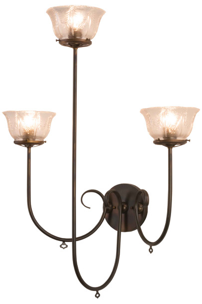 Meyda 28"w Perennial 3 Lt Wall Sconce - 160555