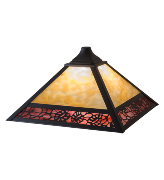 Meyda 13" Square Mission Shade - 16361