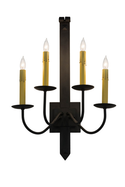 Meyda 16"w Primitive 4 Lt Wall Sconce - 166717