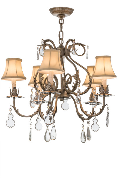 Meyda 24"w Chantilly 5 Lt Chandelier - 167681