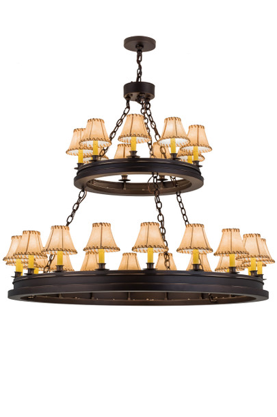 Meyda 51"w Sullivan Ranch 27 Lt Two Tier Chandelier - 172678