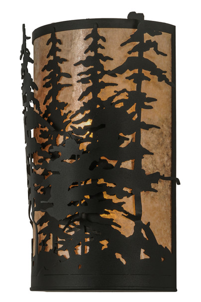 Meyda 12"w Tall Pines Wall Sconce - 17289