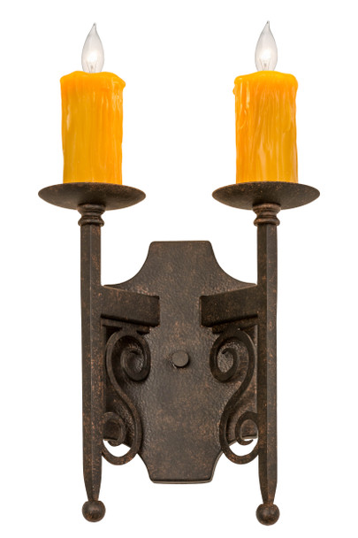 Meyda 9"w Toscano 2 Lt Wall Sconce - 177305