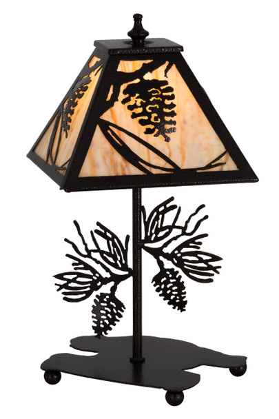 Meyda 15"h Whispering Pines Accent Lamp - 180439