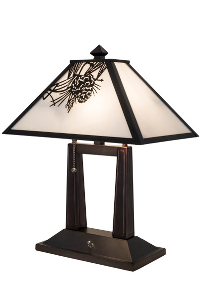 Meyda 20"h Winter Pine Table Lamp - 182011